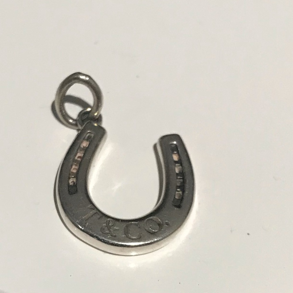Tiffany sterling silver horseshoe charm